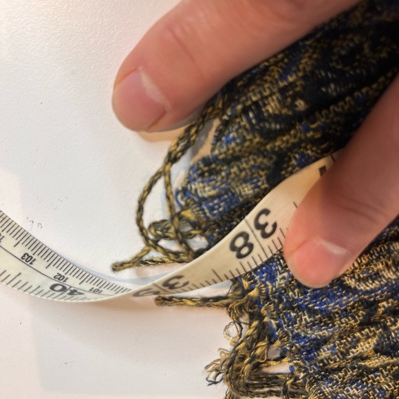 Blue Pashmina - Picture 3 of 3